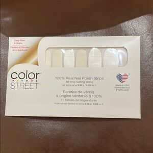 Color Street Classic White Nail Strips